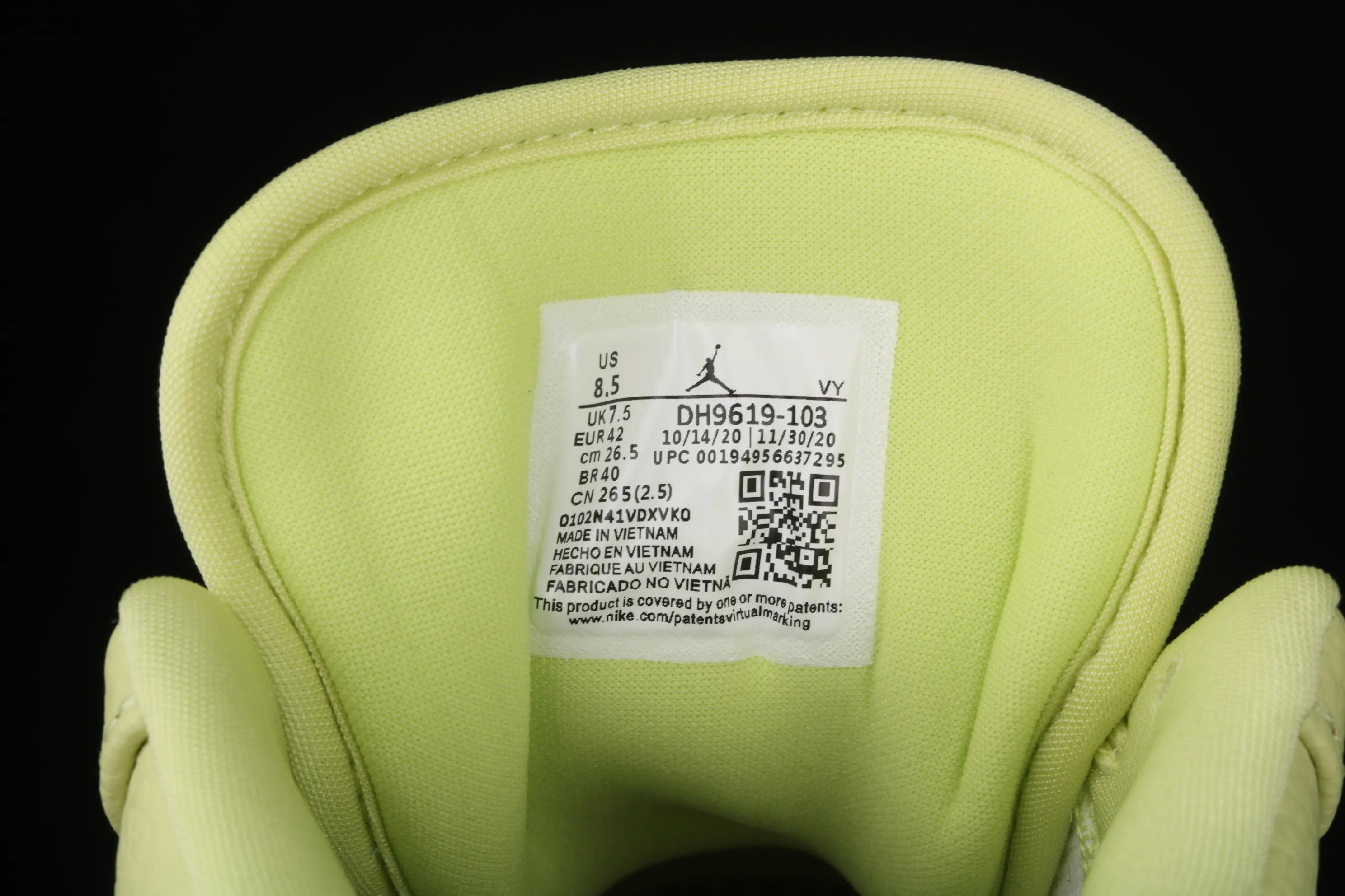 All categories Air Jordan Jordan series basketball shoes Air Jordan 1 Low Air Jordan 1 Low AJ1 Joe 1 low-top cultural and leisure sports sneakers DH9619-103